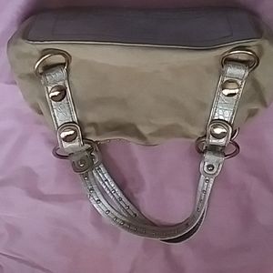 Cute small suede bag by Kathy12x8x4